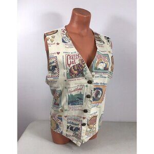 Country Fair Farm Vest Womens Medium